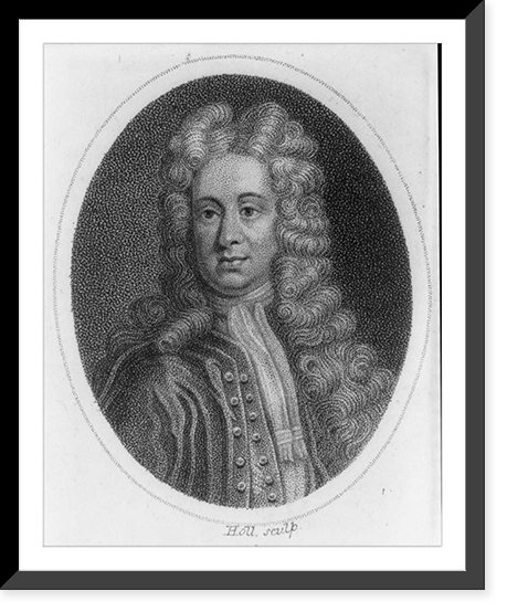 Historic Framed Print, Henry Saint-John, 1st Viscount Bolingbroke, 1678-1751,  17-7/8" x 21-7/8"