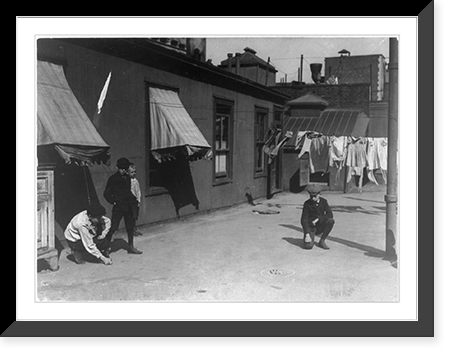 Historic Street Photo - New York City - children on the street