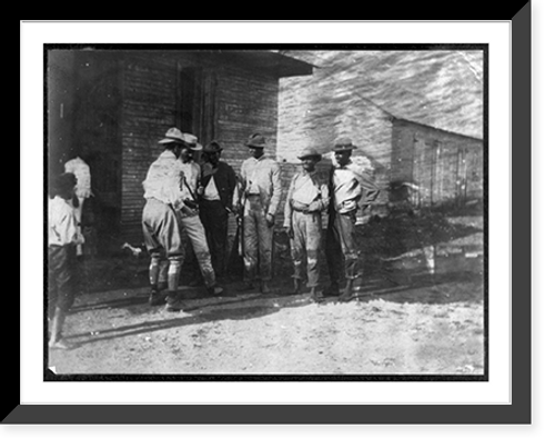 Historic Framed Print, An arrest at Cotui, no passport for his pigs"",  17-7/8" x 21-7/8"