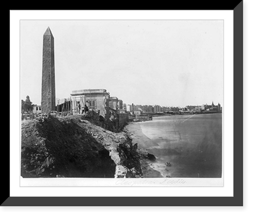 Historic Framed Print, Cleopatra's Needle,  17-7/8" x 21-7/8"