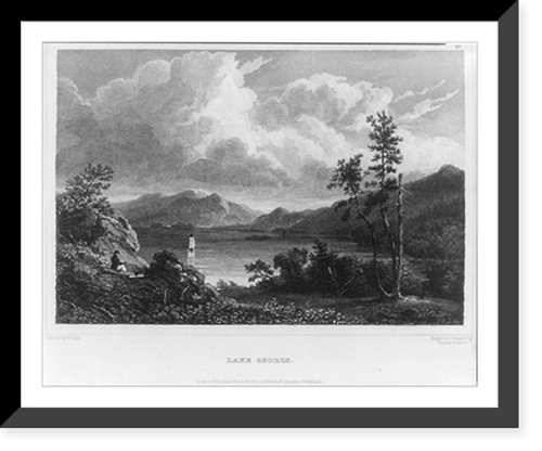 Historic Framed Print, Lake George, [New York],  17-7/8" x 21-7/8"