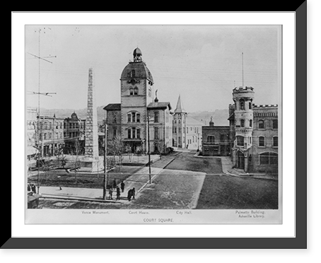 Antique Architecture - Courthouses - Court Square - Vance Monument