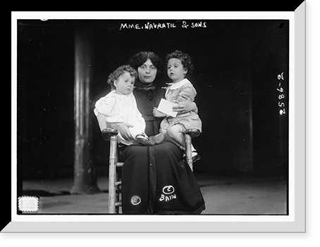 Mme. Navratil & sons, Vintage Print