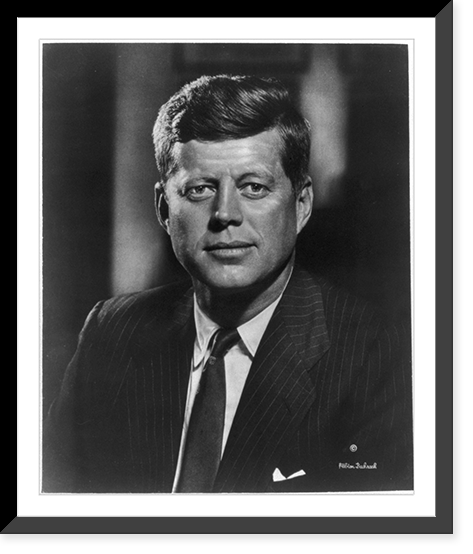 John Fitzgerald Kennedy, Pres. U.S., 1917-1963, Antique Poster