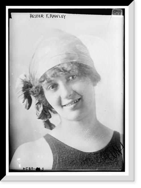 Historic Framed Print, Hester F. Rawley,  17-7/8" x 21-7/8" Historic Framed Print, Hester F. Rawley,  17-7/8" x 21-7/8"