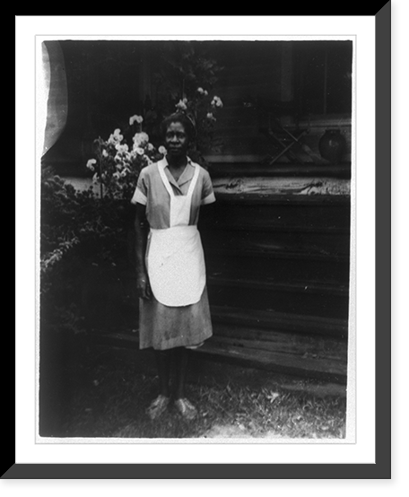 Hettie Godfrey at the home of Mrs. Ruby Pickens Tartt, Livingston, Alabama, Vintage Poster