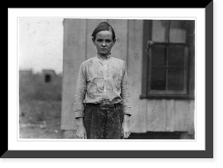 Charlie Lott a thirteen year old doffer in cotton mill at West. His Family Record says born March 12, 1900. Has been working for a year in the mill at Laurel, Miss. Classic, Antique Poster