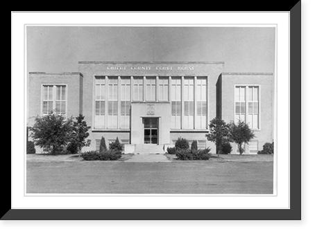 Arkansas courthouse: Lake Village, Chicot Co., erected in 1956-57, Historic Reproduction