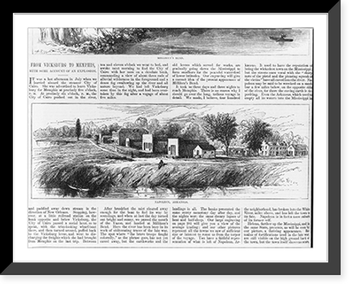 Historic Framed Print, Napoleon, Arkansas,  17-7/8" x 21-7/8"