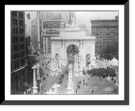 Victory Arch, New York City, Antique Print