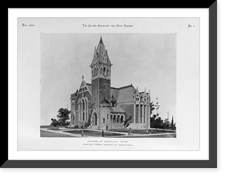 Coricana, Texas, Church"", Historic Reproduction