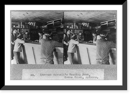 Lorenzo Hubbell's Trading Post, Keams Canon, Arizona - 2 Classic, Historic Print