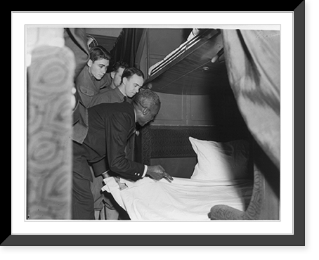 Transporting US Army troops in Pullman cars - 3, Antique Wall Art