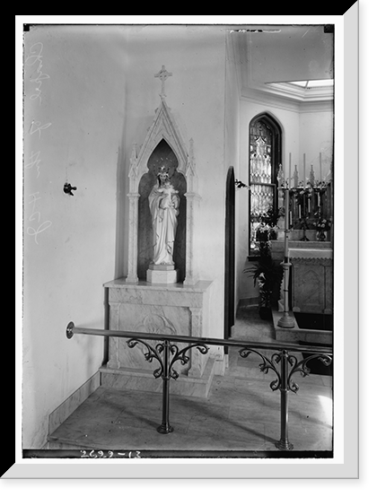 Historic Framed Print, Chapel of the Holy Child - 3,  17-7/8" x 21-7/8"