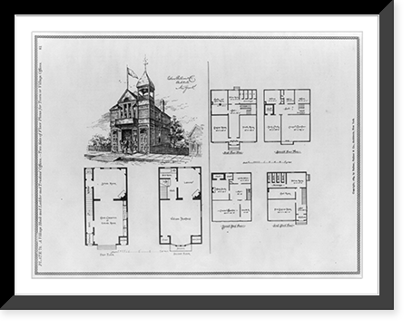 Plans for exteriors and interiors - 3, Historic Reproduction