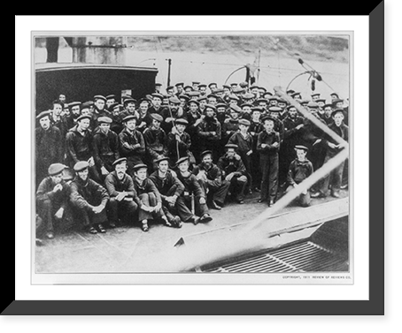 Veterans in the making - Crew of the LAFAYETTE, Historic Print