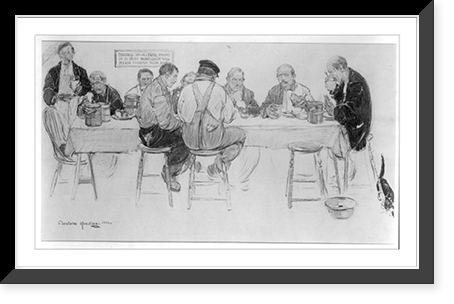 The social secretary : a lunch-room . may be proposed, Antique Poster