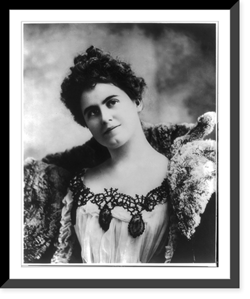 Historic Framed Print, Edith (Bolling) Galt Wilson, 1872-1961,  17-7/8" x 21-7/8"