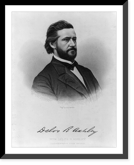 Delos Rodeyn Ashley, 1828-1873, Vintage Print