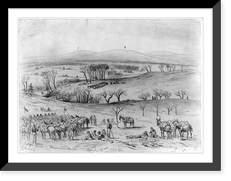 Kelly's Ford - Stonemans raid, April 21st 1863 Classic, Antique Poster
