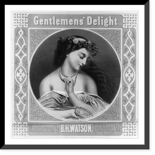 Historic Framed Print, Gentlemens' Delight,  17-7/8" x 21-7/8"