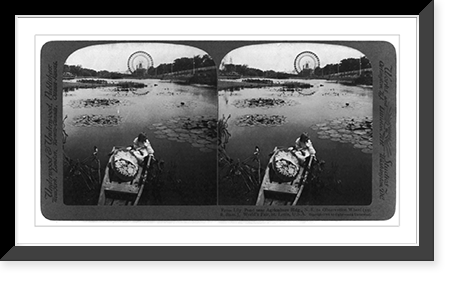 World's Fair, St. Louis Mo.: From lily pond near Agriculture Bldg., N.E. to Observation Wheel (250 ft. diam.), Vintage Poster