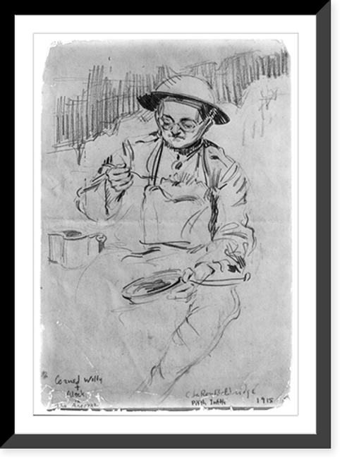Historic Framed Print, Corned Willy & Aleck in the Argonne,  17-7/8" x 21-7/8"
