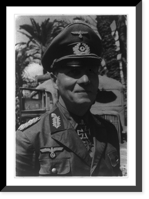 Historic Framed Print, Erwin Rommel, 1891-1944,  17-7/8" x 21-7/8"