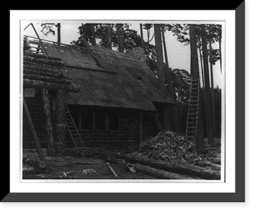 Historic Framed Print, [G&ouml;ring's home, Carinhall, E. Prussia, under construction],  17-7/8" x 21-7/8"