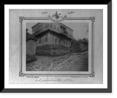 Private school, Dar&uuml;ttahsil-i.Abdullah Fr&egrave;res, photographes de S.M.I. le Sultan, Historic Reproduction