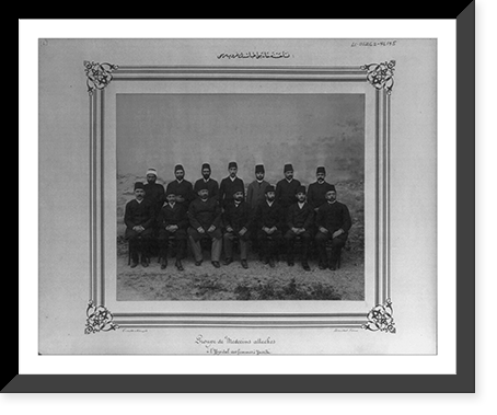A group photograph of the doctors of the (Hask&ouml;y) Hospital for Women.Constantinople, Abdullah Fr&egrave;res. - 2, Vintage Print