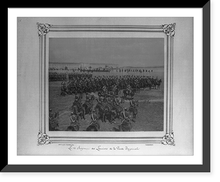 The First Regiment of Lancers of the Imperial Guard.Abdullah Fr&egrave;res, Phot., Constantinople, Vintage Wall Art