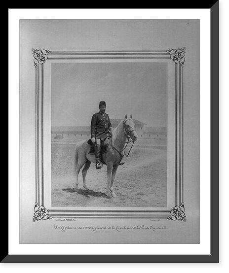 A captain of the Fifth Cavalry Regiment of the Imperial Guard.Abdullah Fr&egrave;res, Phot., Constantinople. Classic, Antique Poster