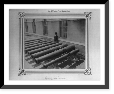 The ancient cannons captured from foreign states.Abdullah Fr&egrave;res, Constantinople. - 2, Antique Print