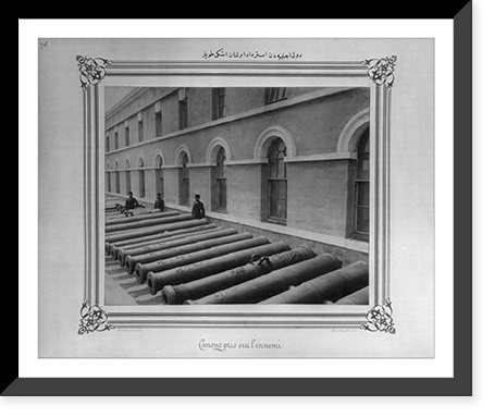 The ancient cannons captured from foreign states.Abdullah Fr&egrave;res, Constantinople. - 4, Antique Wall Art