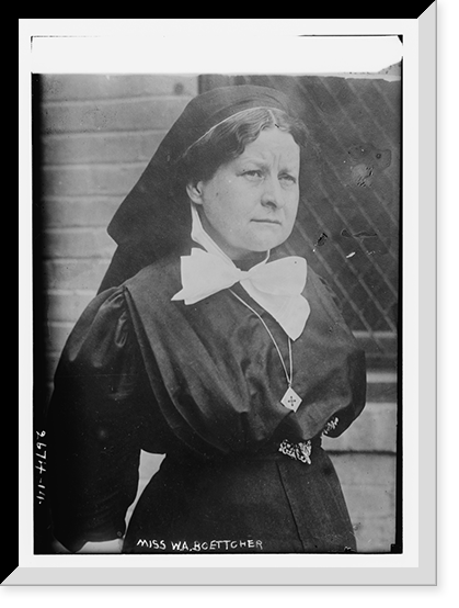 Miss. W.A. Boettcher, Antique Print