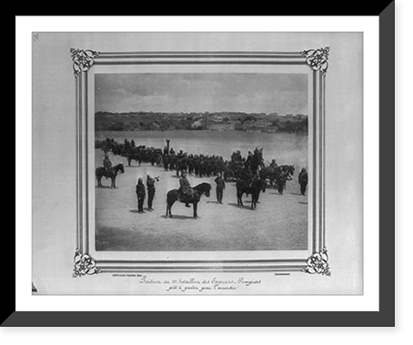 Position of the First Battalion of the Fire Brigade ready to leave for a fire.Abdullah Fr&egrave;res, Phot., Constantinople, Antique Wall Art
