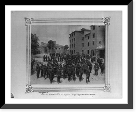 Position of the Second Battalion of the Fire Brigade doing various exercises.Abdullah Fr&egrave;res, Phot., Constantinople. Classic, Antique Wall Art
