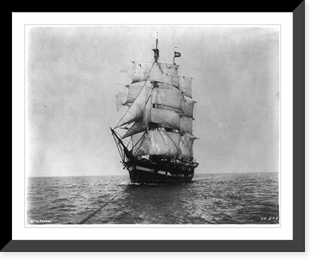 Antique Maritime - The ship WANDERER used in movie Down to the Sea