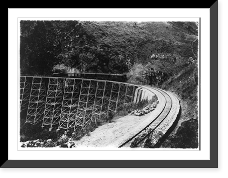 Lao-Kay-Kumming railway, Yunnan, S.W. China Classic, Vintage Print