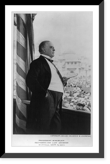 William McKinley delivering his last address, Buffalo, N.Y., Sept. 5, 1901, Historic Reproduction