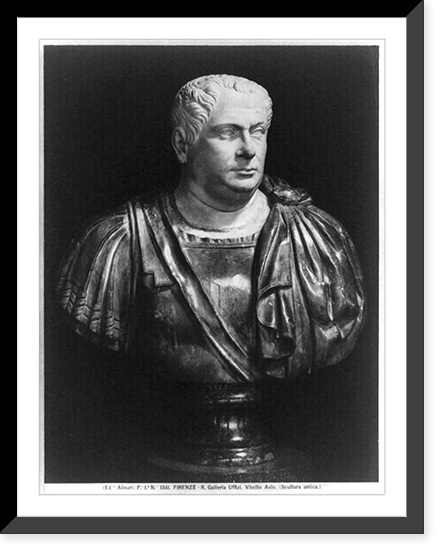 Vitellius Aulus, 15-69 A.D, Antique Print
