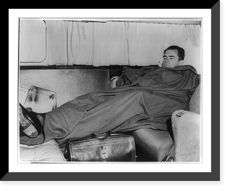 Vice President gets cat nap, Vintage Poster