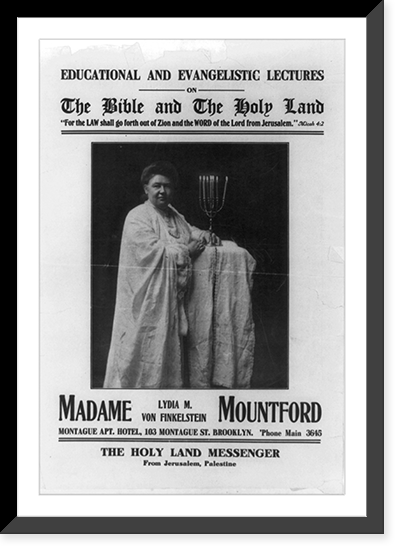 Lydia Mary Olive (Mamreoff von Finkelstein) Mountford, 1855-1917, Antique Poster