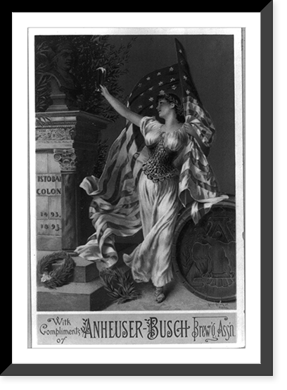 With compliments of Anheuser-Busch Brewg. Assn, Vintage Wall Art