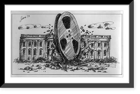 White House tape, Antique Poster