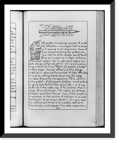Hand-cut contents and op-ed pages from the Mentor, Massachusetts state prison - 3, Antique Wall Art