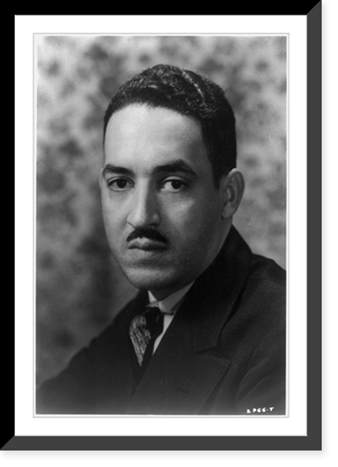 Historic Framed Print, [Thurgood Marshall, head-and-shoulders portrait, facing front],  17-7/8" x 21-7/8"