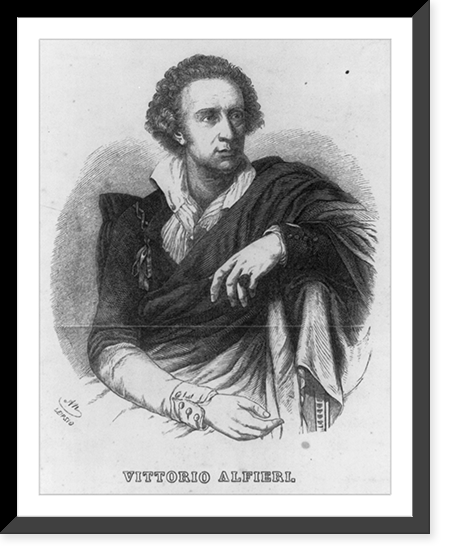 Vittorio Alfieri, 1749-1803, Historic Print