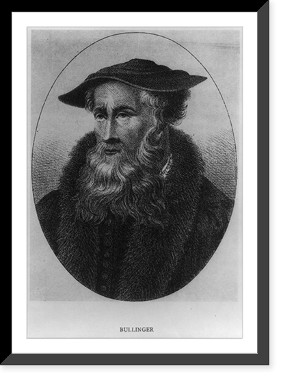 Black & White Photo - Heinrich Fullinger, 1504 - Antique Wall Decor Print